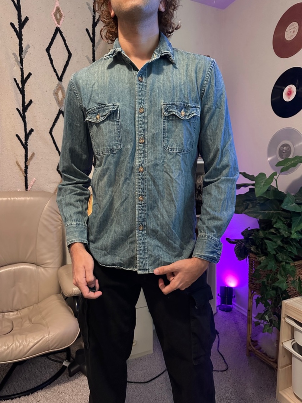 Arizona Jean Company Red-Label Denim Shirt